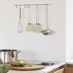 Kj&oslash;kkenstang med 6 stk. S-kroker, Eva Trio