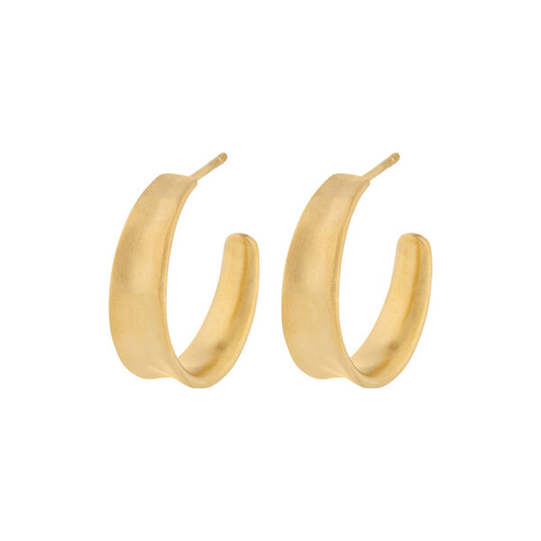 Small Saga øreringer, gull, Pernille Corydon Jewellery