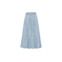 Mette Denim Skirt, light denim, HUNK&Oslash;N