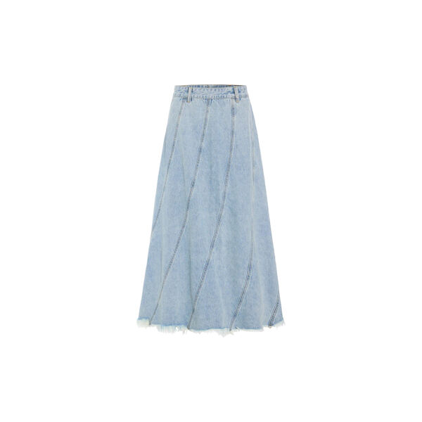 Mette Denim Skirt, light denim, HUNK&Oslash;N