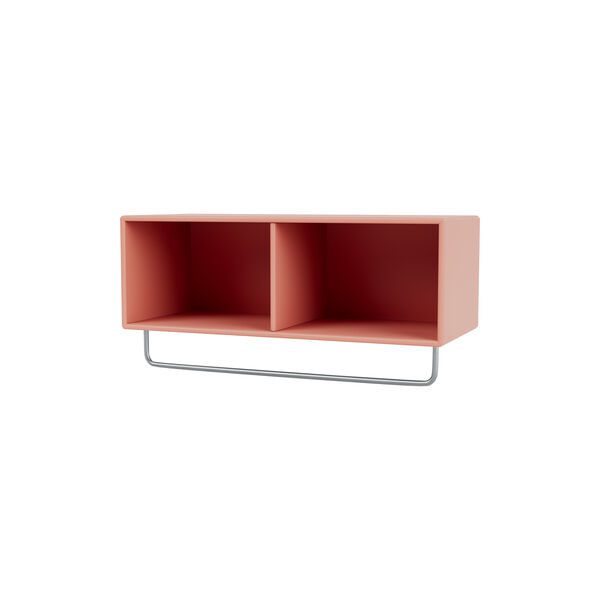 COAT Shelf with Clothes Rack, 151 rhubarb, Montana Furniture
