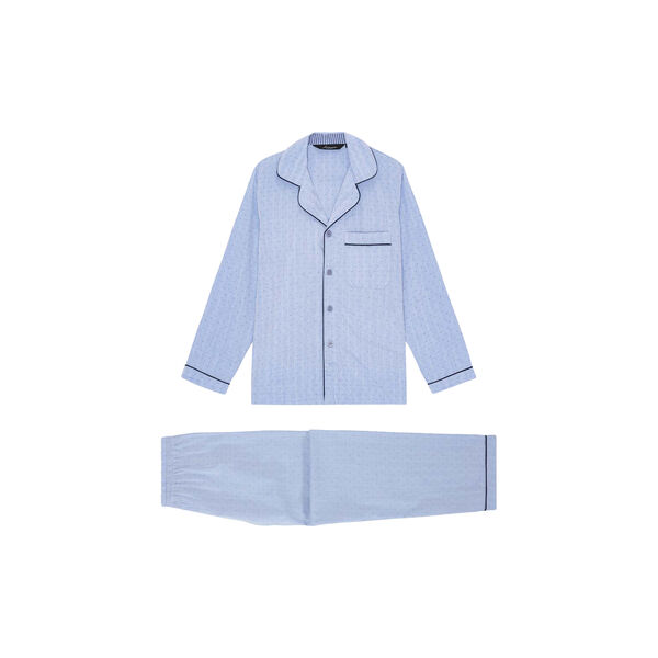 Salzburg pyjamas, light blue/navy piping, Ambassador 1867