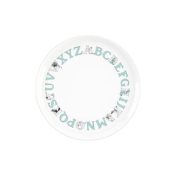 Moomin ABC tallerken Ø 20 cm, moomin turqouise, RIG-TIG