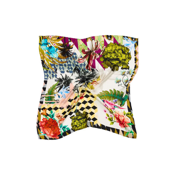 DECOUPAGE skjerf, r&oslash;d, Bella Ballou