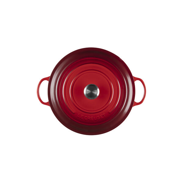 Signature st&oslash;pejern stekegryte &Oslash; 32 cm, cerise, Le Creuset