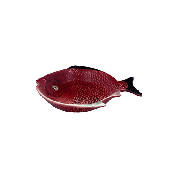 Fish Suppeskål 60 cl, burgundy, Bordallo Pinheiro