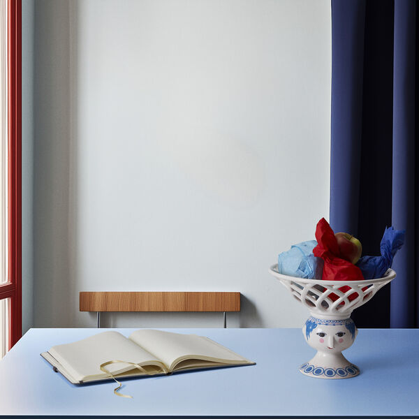 Dora Fruktskål, blå, Bjørn Wiinblad