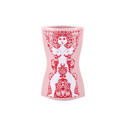 Nina Vase, pink/r&oslash;d, Bj&oslash;rn Wiinblad