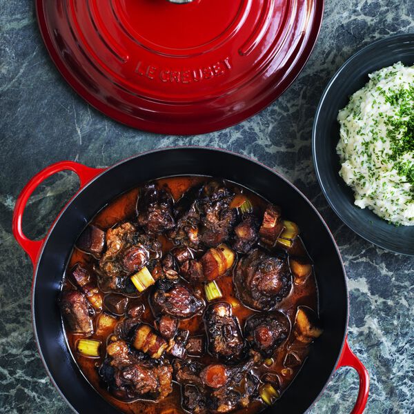 Signature st&oslash;pejern stekegryte &Oslash; 32 cm, cerise, Le Creuset