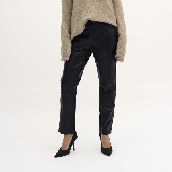 24 THE LEATHER PANT, black, My Essential Wardrobe