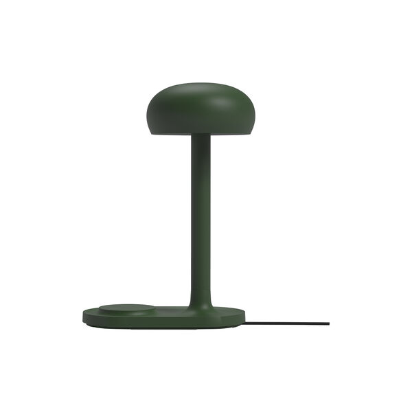 Emendo lampe med tr&aring;dl&oslash;s Qi-lader, emerald green, Eva Solo