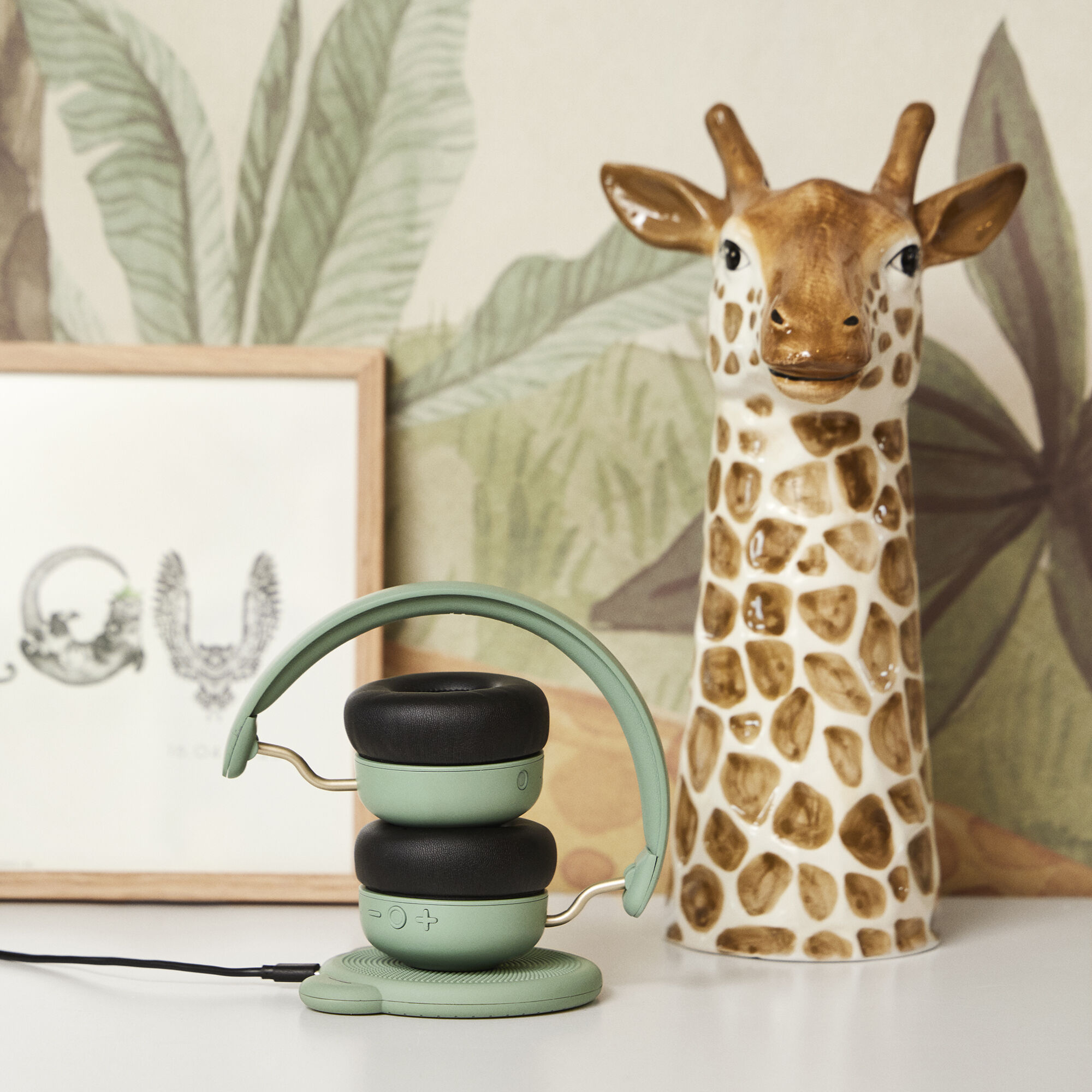 Kjøp Buzz Safe Audio ANC høretelefoner, dusty green fra Kreafunk