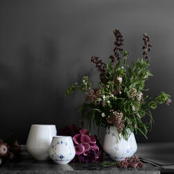 Musselmalt Riflet vase, Royal Copenhagen