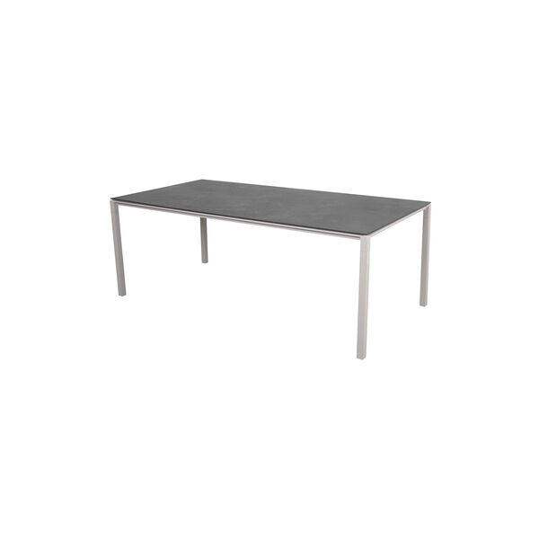 Pure bordplate 200x100 cm, fossil svart/keramikk Pure bordplate 200x100 cm, fossil svart/keramikk, Cane-line