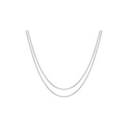 Nova Double Necklace, silver, Nila Noor