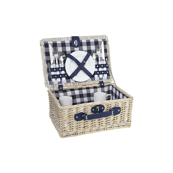 AROLO piknikkurv med tilbehør til 2 pers., Cilio
