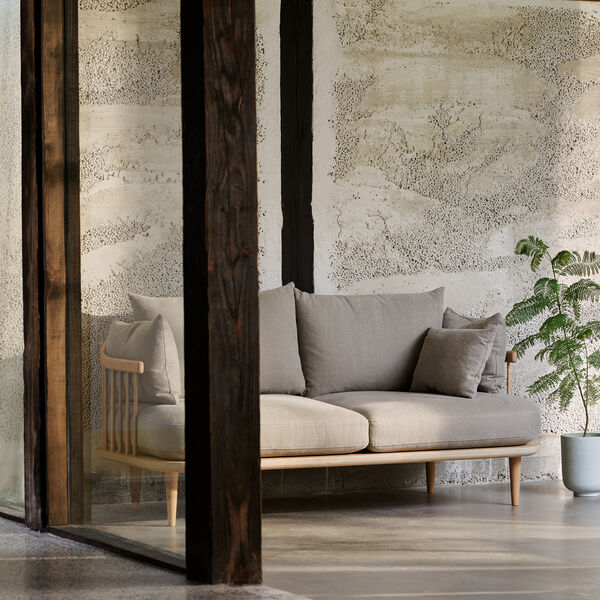 Fly SC2 2 pers. sofa, Hot Madison 093 Fly SC2 2 pers. sofa, Hot Madison 093, &Tradition