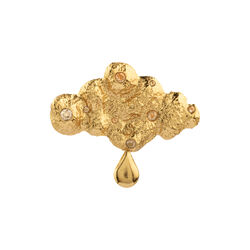 THE SKYFALL BROOCH GILDED, champagne, House of Vincent