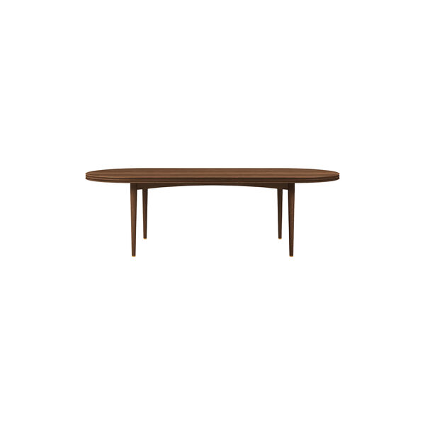 GROOVE COFFEE TABLE OVAL, oiled walnut, DK3