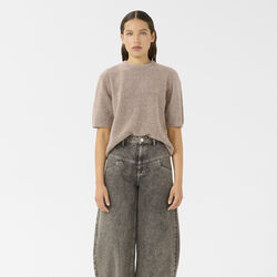 GZalpha ss tee, rose dust melange, Gestuz