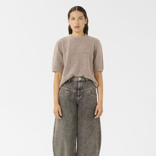 GZalpha ss tee, rose dust melange GZalpha ss tee, rose dust melange, Gestuz