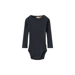 Wool silk body L/S Lucca, 1432 navy, Wheat