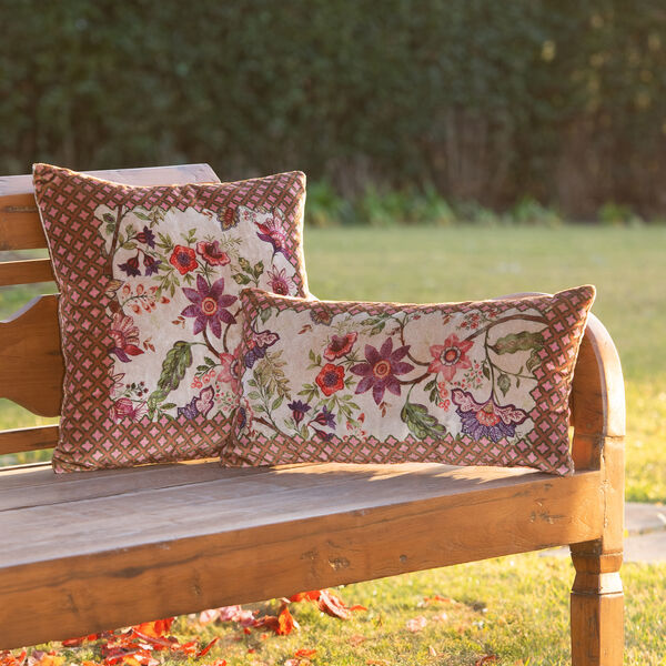 Frati pute 30x60, floral beige, Frati Home