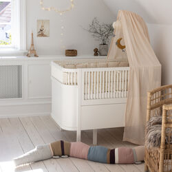 Baby- & juniorseng, classic white, Sebra
