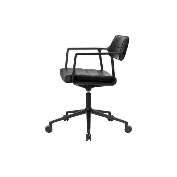 VIPP453 Swivel+ Chair with Castors, black/black VIPP453 Swivel+ Chair with Castors, black/black, Vipp