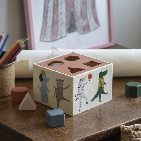 Toes/Builders Shape Sorter, Sebra