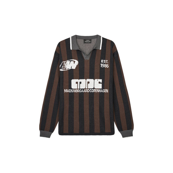 Fancy Liam Football Knit, black/demitasse, Mads Nørgaard