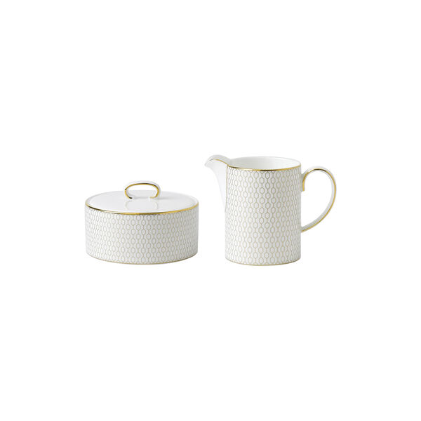 Gio Gold sukker og fløtesett Gio Gold sukker og fløtesett, Wedgwood