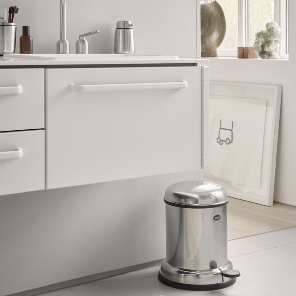 VIPP14 pedalbøtte, rustfritt stål VIPP14 pedalbøtte, rustfritt stål, Vipp