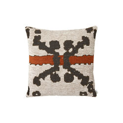 Upscale aakle pute 60x60, beige/rust, Kitty Sablu