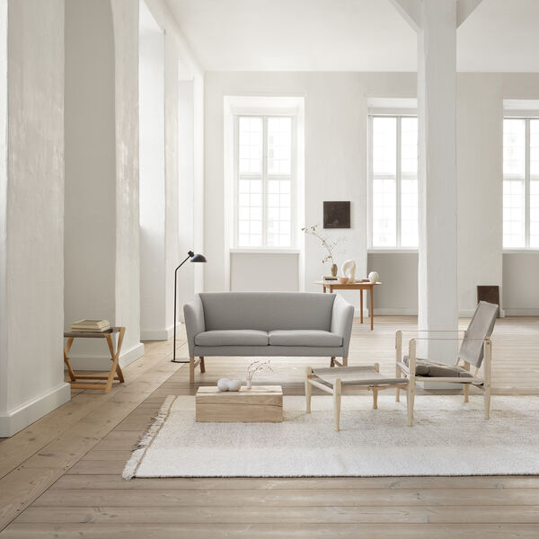 KK47000 lenestol, ask/canvas, Carl Hansen & S&oslash;n