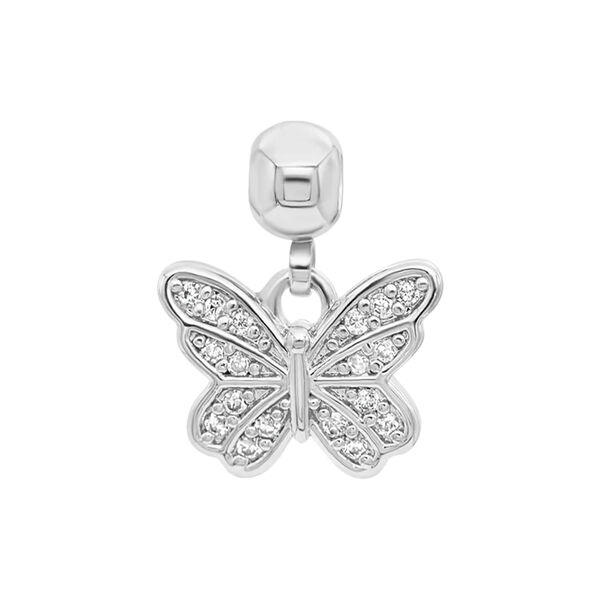 Butterfly Charm, silver, WHO IS SHE