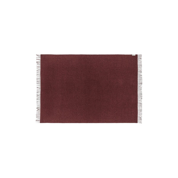 Cusco pledd, old bordeaux 0640 Cusco pledd, old bordeaux 0640, Silkeborg Uldspinderi