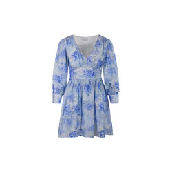 Sasha Dress, blue flower aop, Urban Pioneers