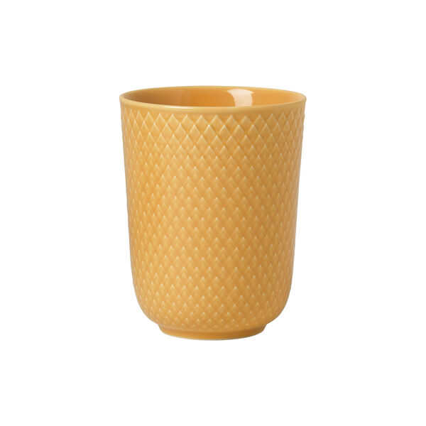 Rhombe Color krus, gul Rhombe Color krus, gul, Lyngby Porcelæn