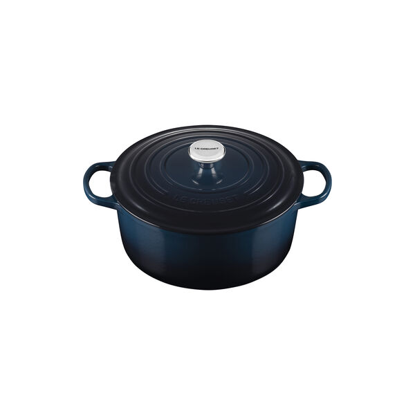Signature rund gryte &Oslash; 28 cm, nuit, Le Creuset