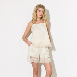 Patty Lace Shorts, cream, HUNK&Oslash;N