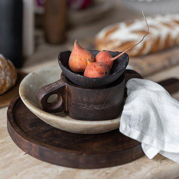 Mica skål, brown, Jakobsdals