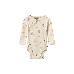 Body Wrap L/S Pil, 9770 dreaming mouse, Wheat