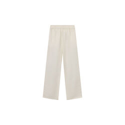 Linen Mix Elastic Waist Pants, KnowledgeCotton Apparel 