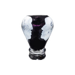Vi M&oslash;tes Vase, svart, Magnor