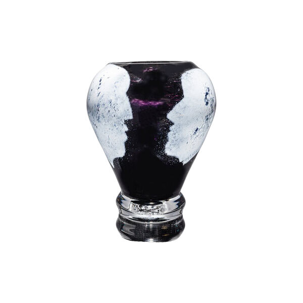 Vi M&oslash;tes Vase, svart, Magnor