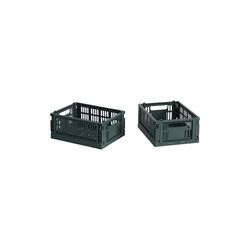 HAY Colour Crate Mini 2 stk., dark green, HAY