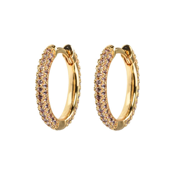 Emilia medium stone hoops, Emilia by Bon Dep