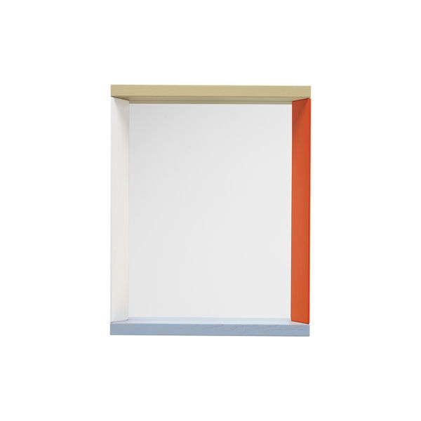 Colour Frame Mirror Small, blue/orange, Vitra 
