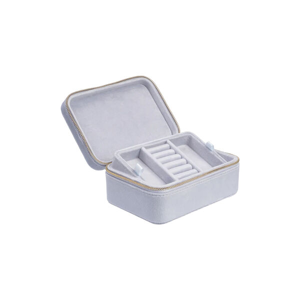 Velvet Jewellery Box, cool blue, DARK department